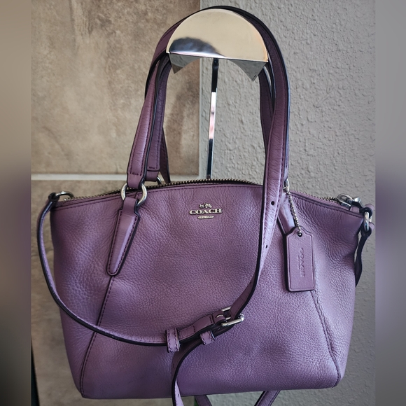 Coach Lavender Mini Kelsey Satchel 2 way bag - Picture 2 of 14
